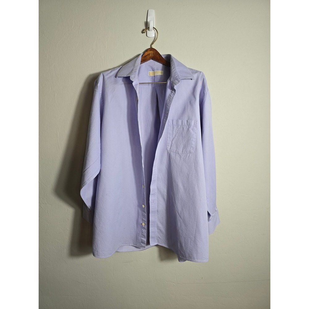 Michael Kors Dress Shirt Regular Fit Long Sleeve Button Down Lavender‎ Size 17